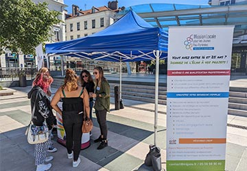 Stand Clémenceau de la Mission locale
