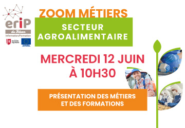 Zoom Métiers Secteur Agroalimentaire